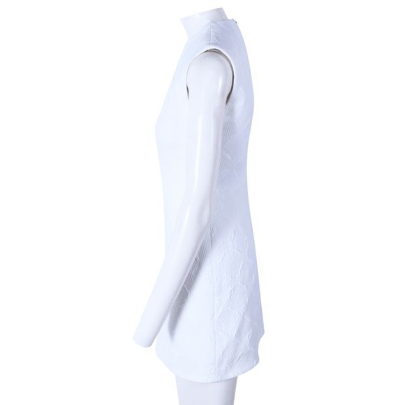 NWT BALENCIAGA White Quilted Shift Dress - Picture 3 of 15
